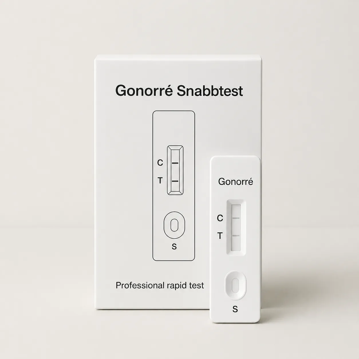 Quicktest 3-i-1 STI-paket snabbtest klamydia gonorré HIV