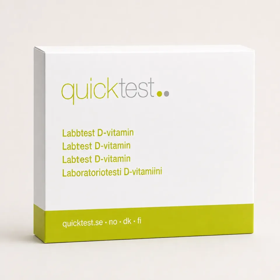 Quicktest D-vitamin labbtest hemma 25-OH-vitamin D