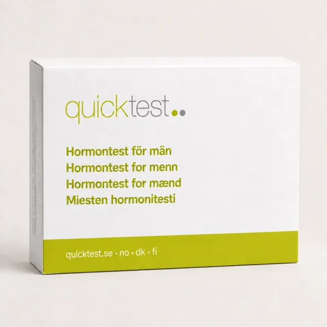 Quicktest Hormontest Man labbtest 9 hormonvärden