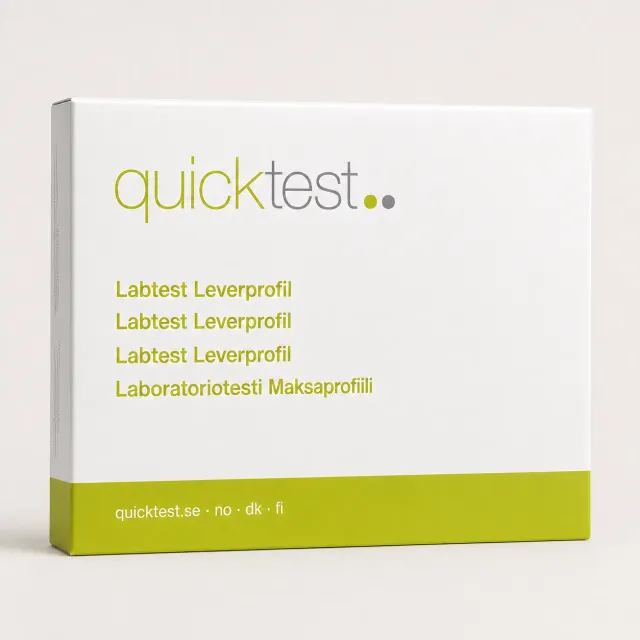 Quicktest Lever Labbtest hemma 8 värden kapillärblod