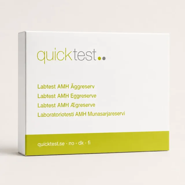 Quicktest AMH äggreserv labbtest hemmaprov