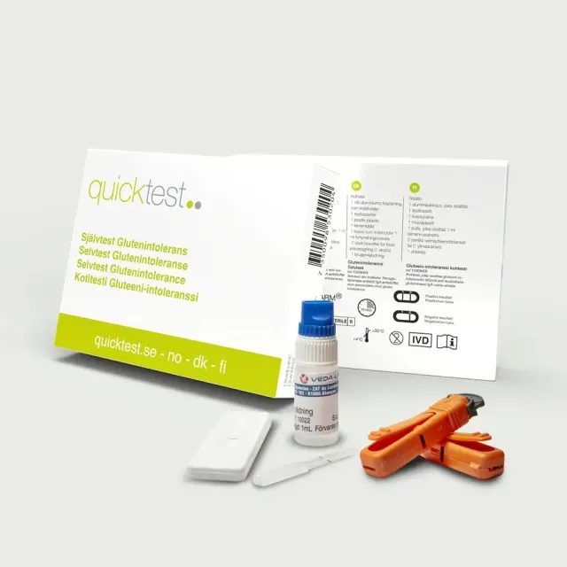 Quicktest Glutentest självtest celiaki – mäter tTG-IgA