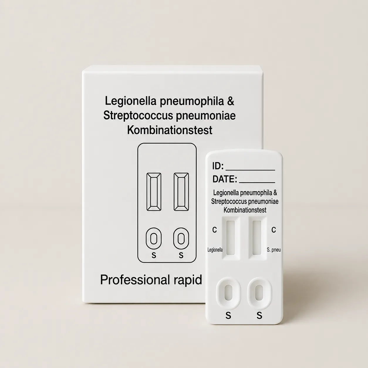 Quicktest Legionella & Streptococcus Självtest professionellt bruk