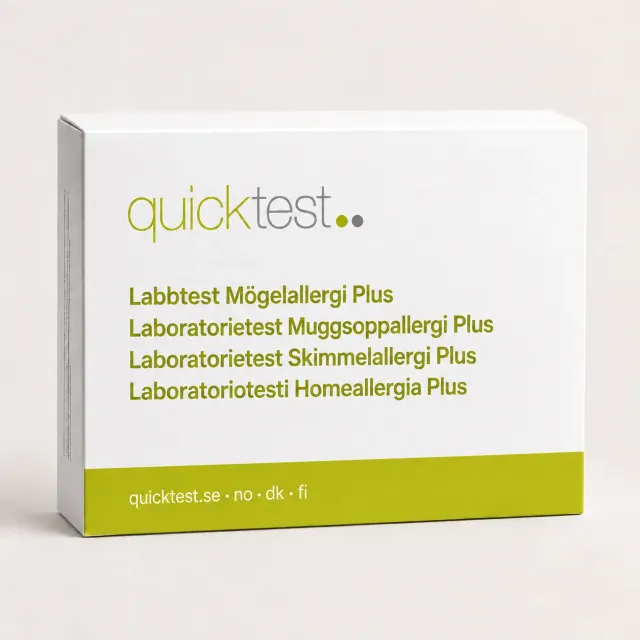 Quicktest Mögelallergi Plus labbtest 4 mögel