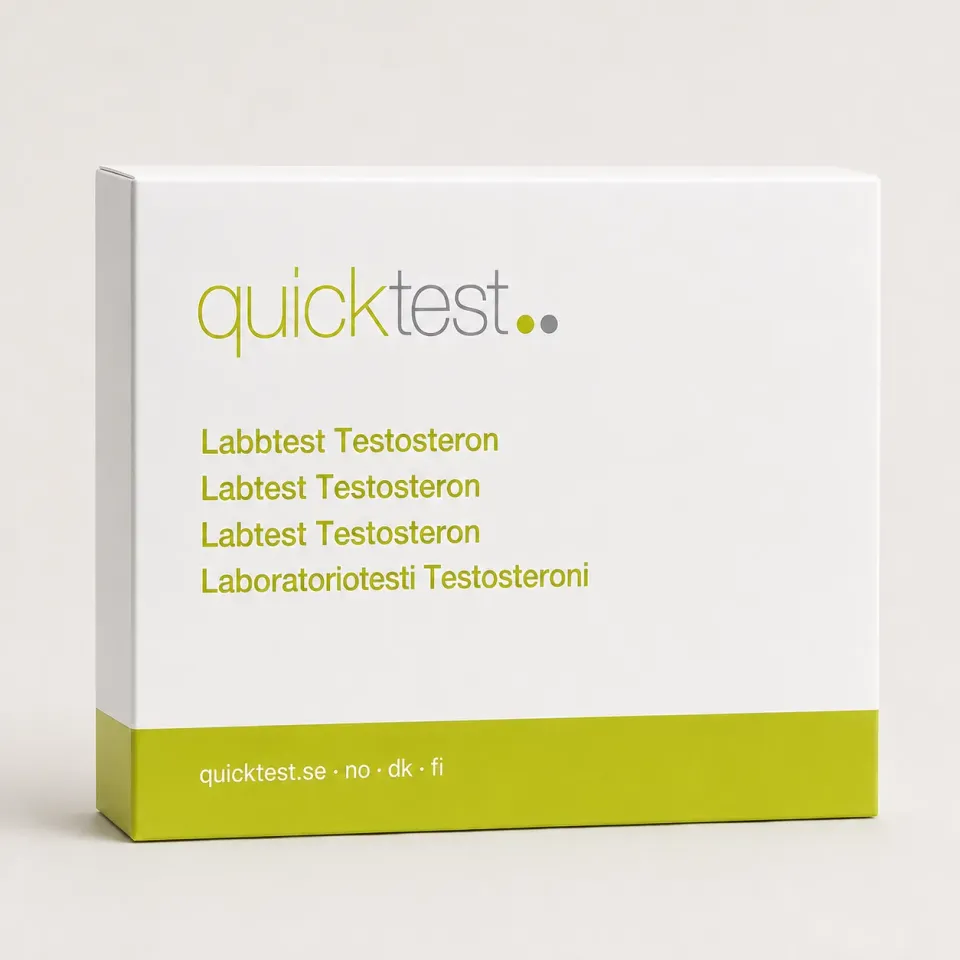 Quicktest Testosteron Labbtest blodprov hemma