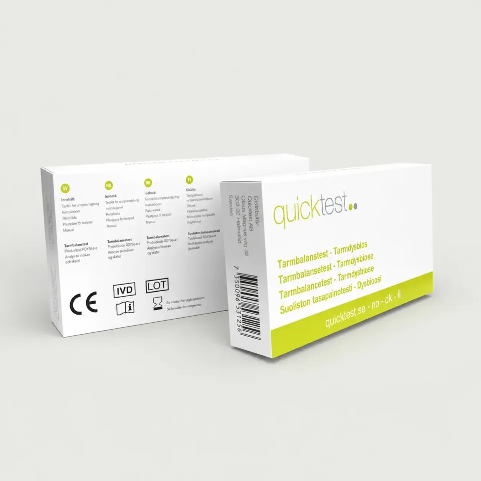 Quicktest Tarmbalans labbtest dysbios urinprov indikan skatol
