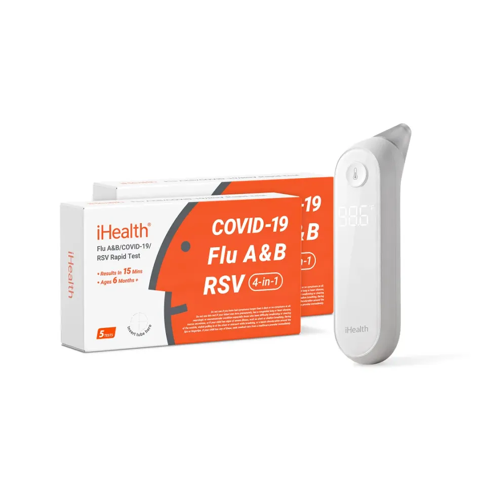 iHealth 4-in-1 PT5 örontermometer testpaket 10 tester