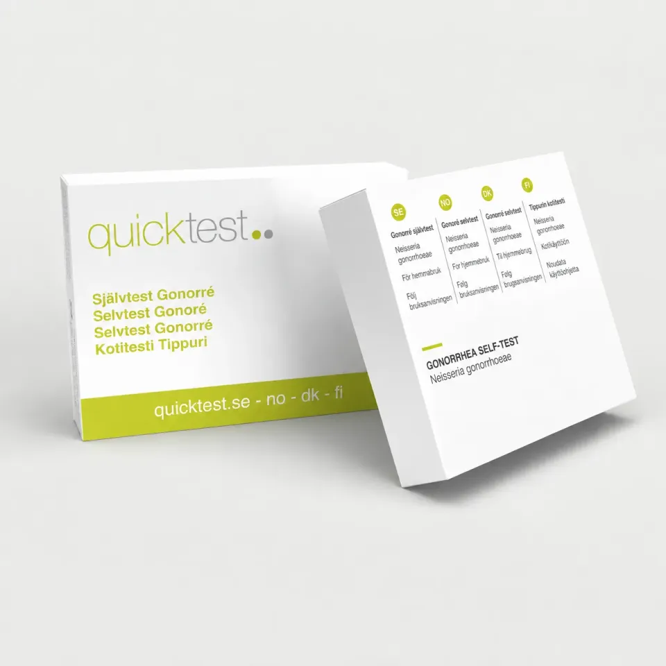 Quicktest Gonorré Självtest urinprov 1-pack