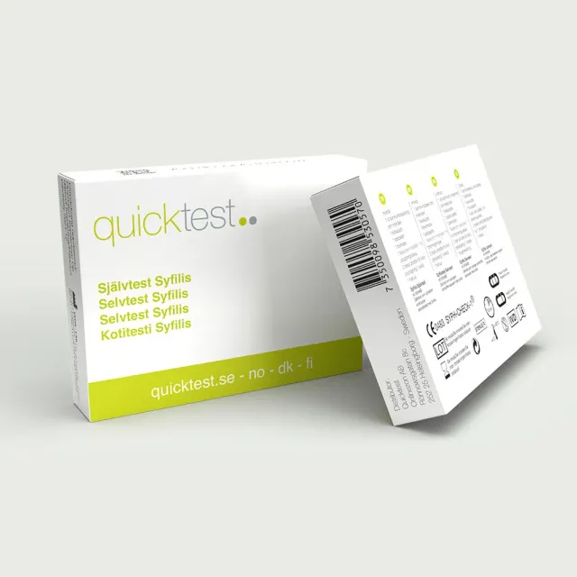 Quicktest Syfilis självtest antikroppstest