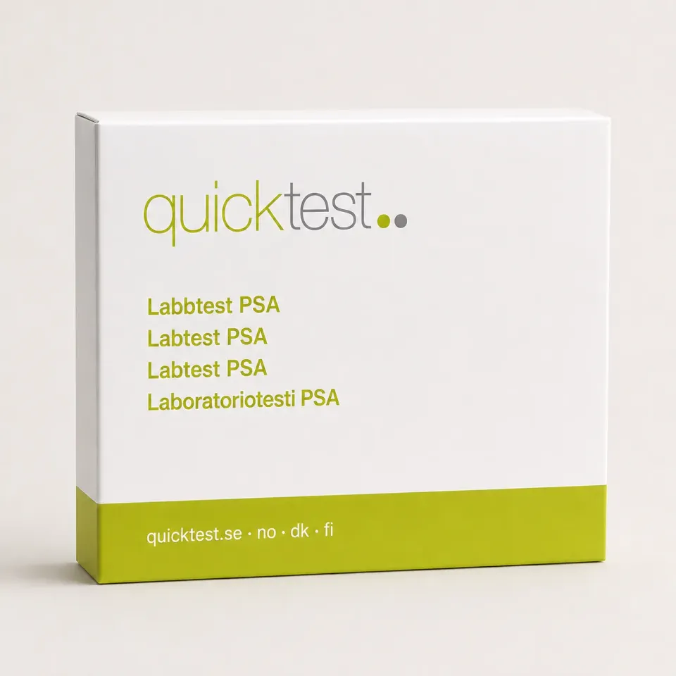 Quicktest PSA labbtest hemma prostata