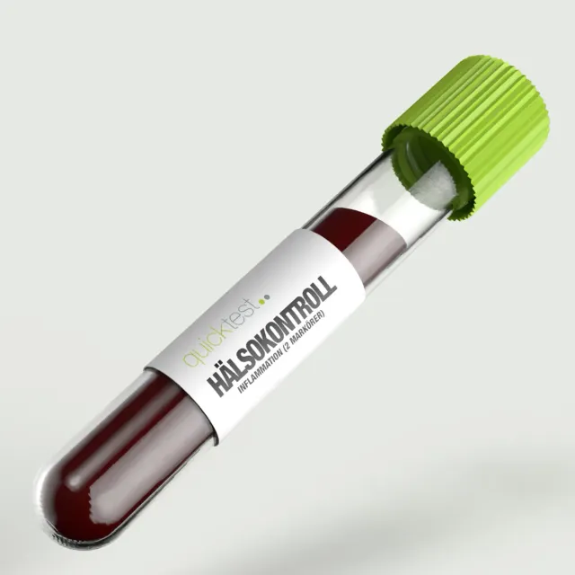 Quicktest Inflammation hälsokontroll 2 markörer