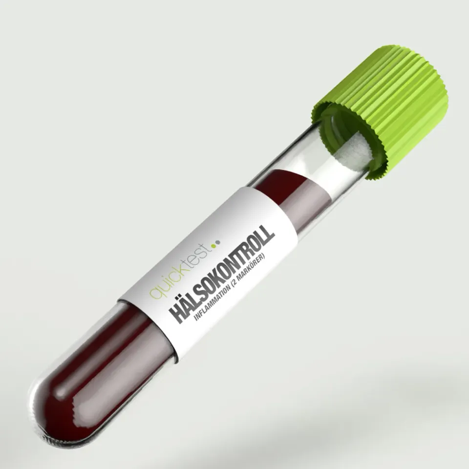 Quicktest Inflammation hälsokontroll 2 markörer