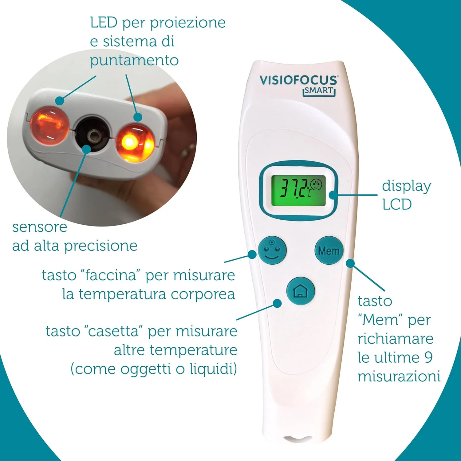 Tecnimed VisioFocus Smart termometer