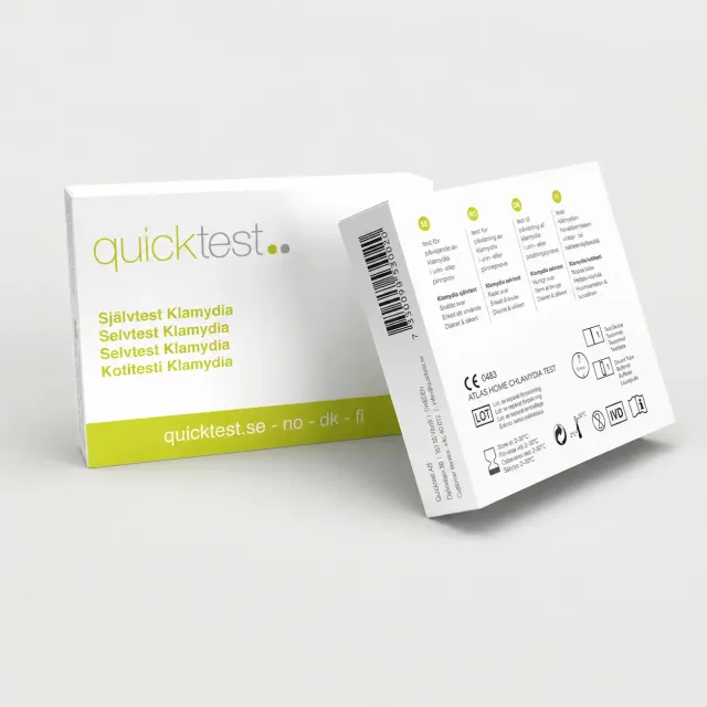 Quicktest Klamydia självtest 1-pack 10 minuter