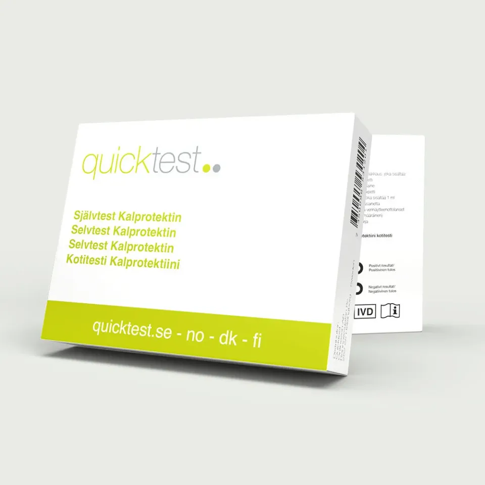 Quicktest Kalprotektintest självtest avföringsprov