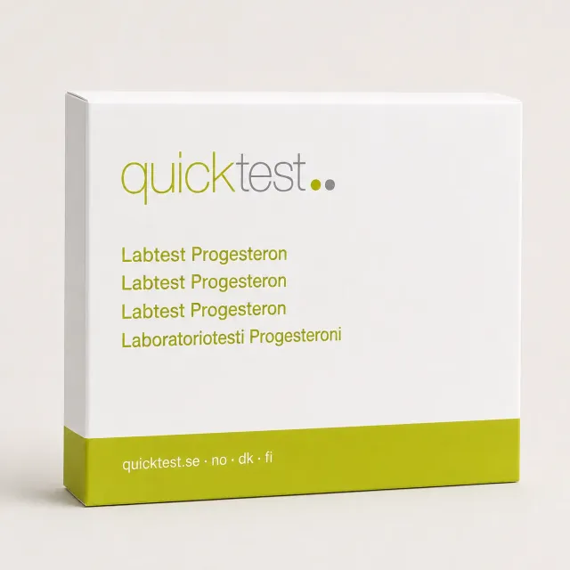 Quicktest Progesteron Labbtest kapillärblod hemma