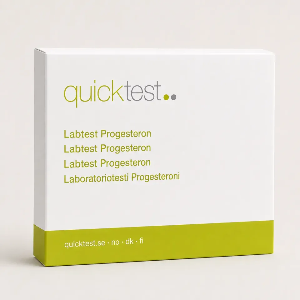 Quicktest Progesteron Labbtest kapillärblod hemma
