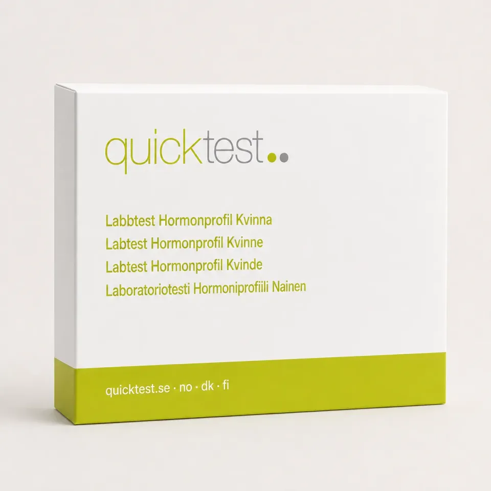Quicktest Hormonprofil Kvinna labbtest hemma 8 värden