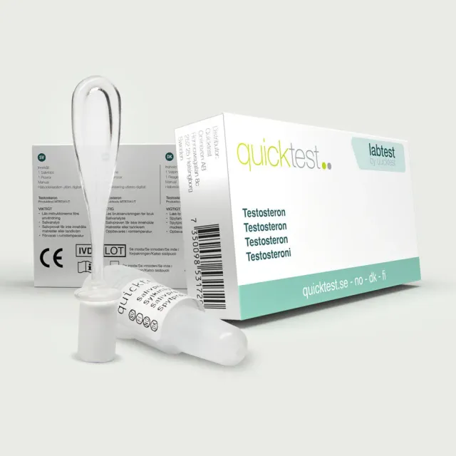 Quicktest Testosterontest – Salivprov hemma