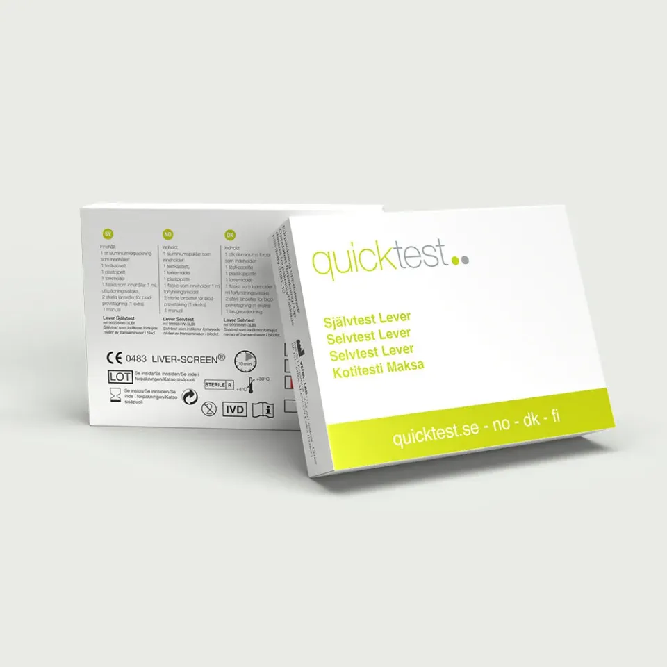 Quicktest Levertest – självtest för ALT och AST
