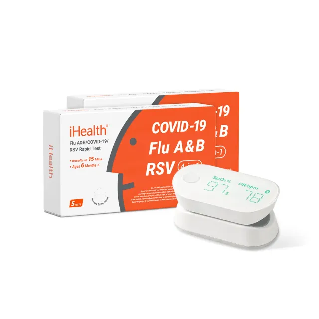 iHealth 4-i-1 familjepaket tester och Air oximeter