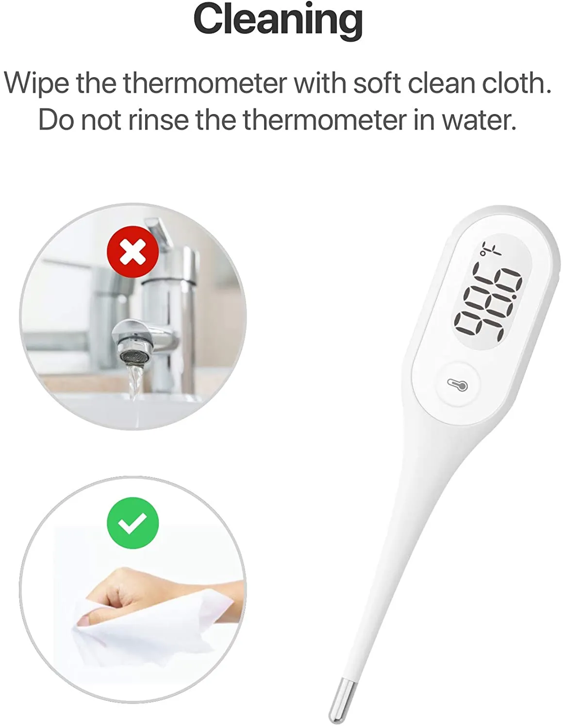 iHealth PT1 digital termometer oral 30 sekunder
