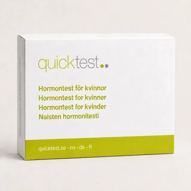 Quicktest Hormontest Kvinna Labbtest hormonprofil hemma