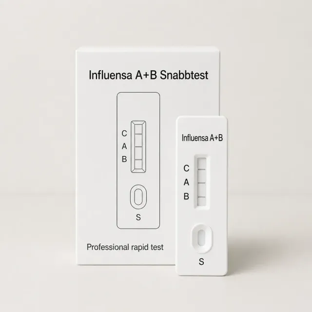 Quicktest Influensa A+B influensatest professionellt bruk