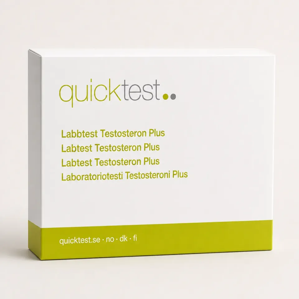 Quicktest Testosteron Stor labbtest med SHBG och LH