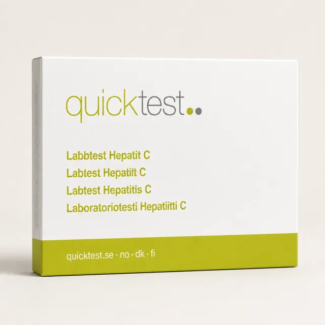 Quicktest Hepatit C labbtest hemma
