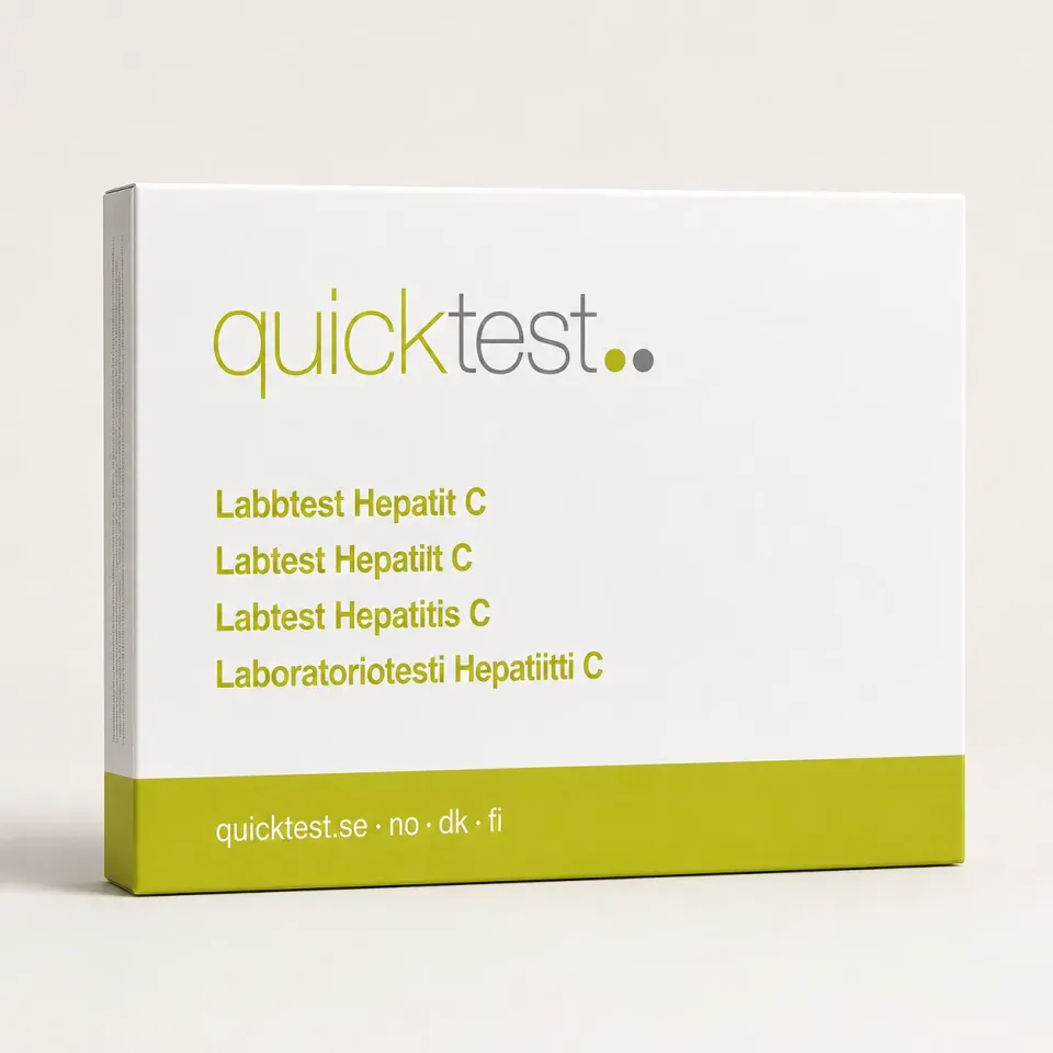 Quicktest Hepatit C labbtest hemma