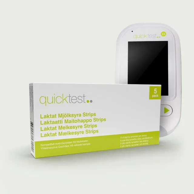 Quicktest X6 laktattest 5-pack hemma