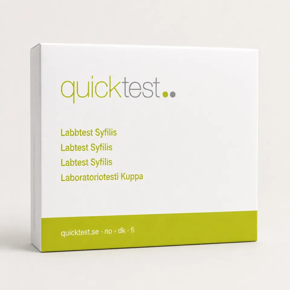 Quicktest Syfilis Labbtest blodprov hemma