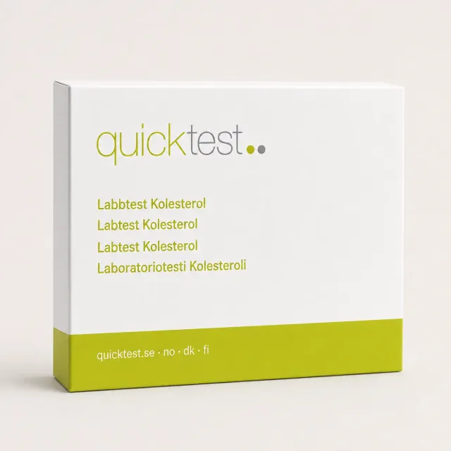 Quicktest Hjärt-kärl Bas labbtest hemma blodfetter