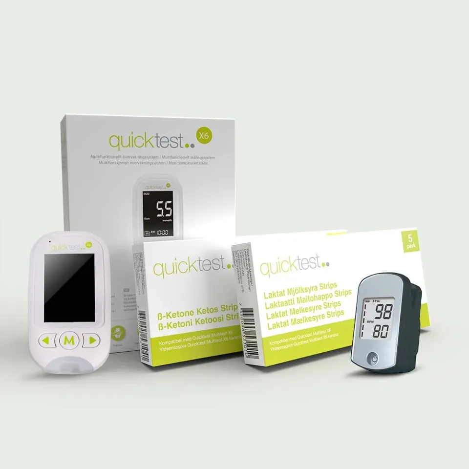 Quicktest Fitnesspaketet självtest Multitest X6 paket
