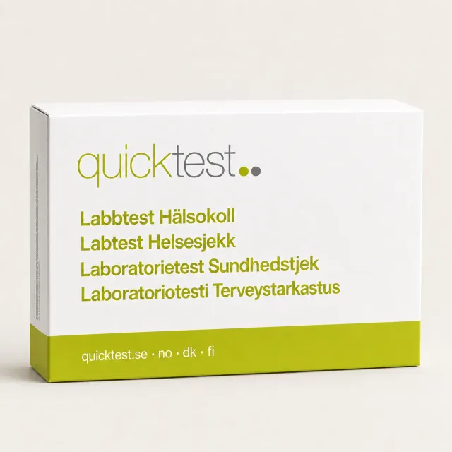 Quicktest Hälsokoll labbtest blodfetter lever njure