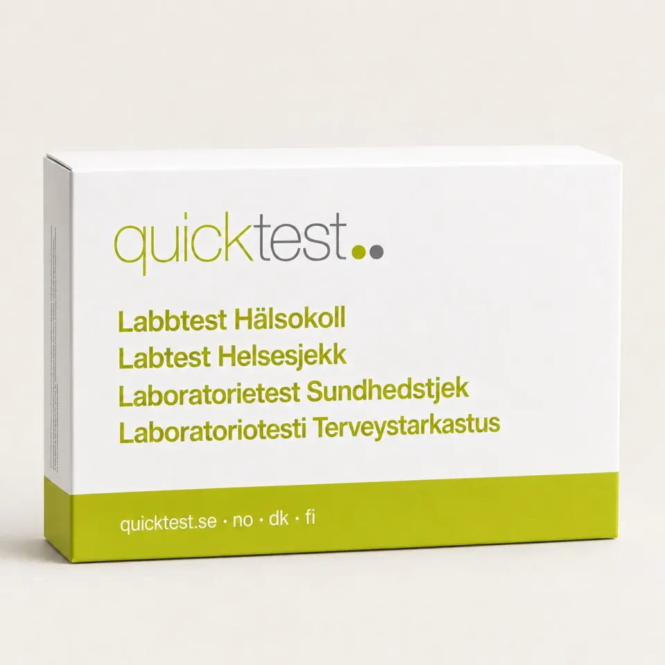 Quicktest Hälsokoll labbtest blodfetter lever njure