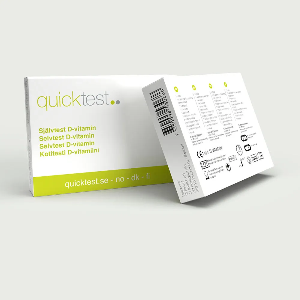 Quicktest D-vitamintest självtest för brist