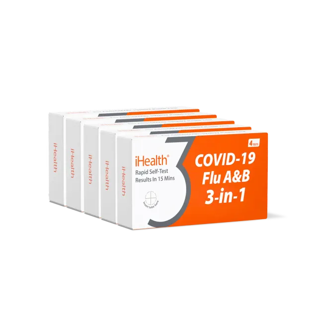 iHealth Flu A&B/COVID-19 3-in-1 snabbtest