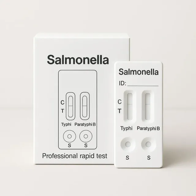Quicktest Salmonella Typhi & Paratyphi Antigen Kombinationstest 10-pack