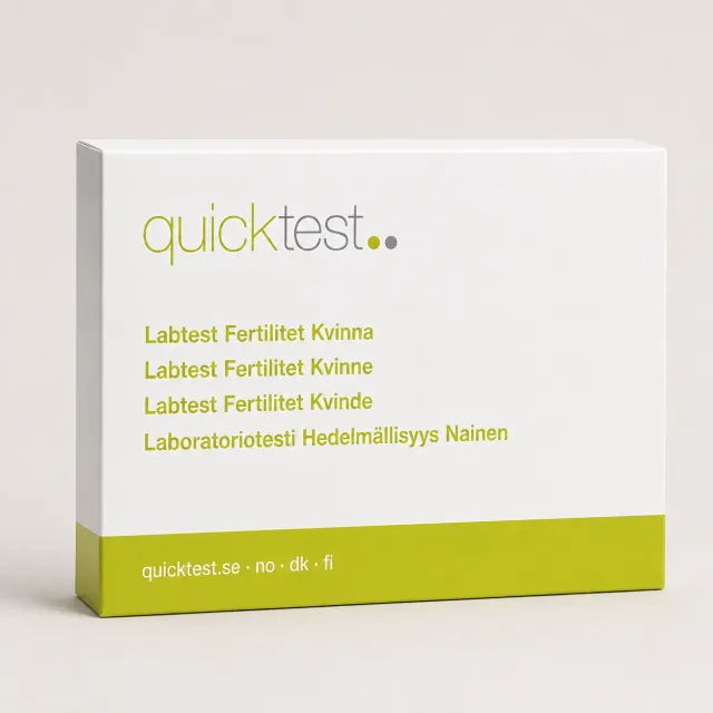 Quicktest Fertilitet Komplett Labbtest fertilitetstest hemma