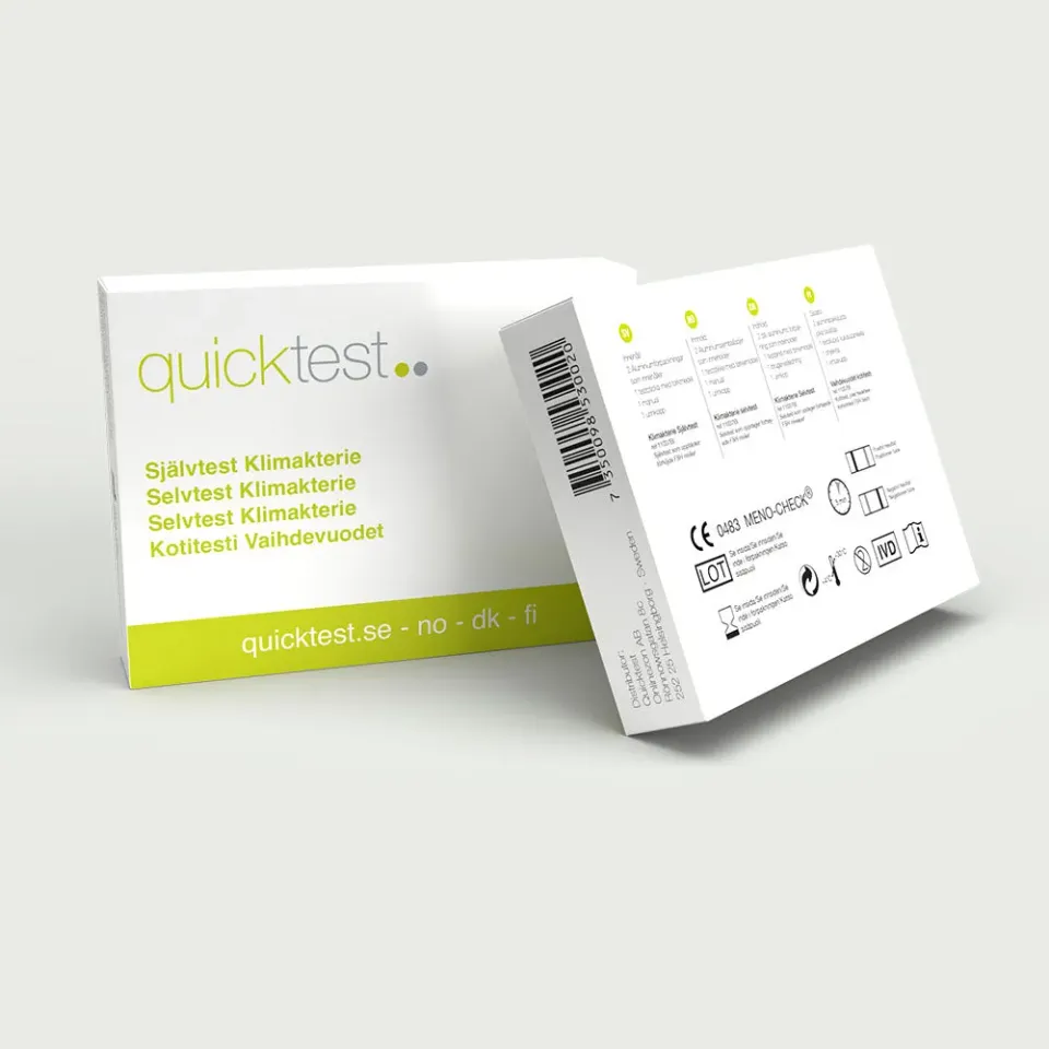 Quicktest Klimakterietest – självtest 2-pack för FSH