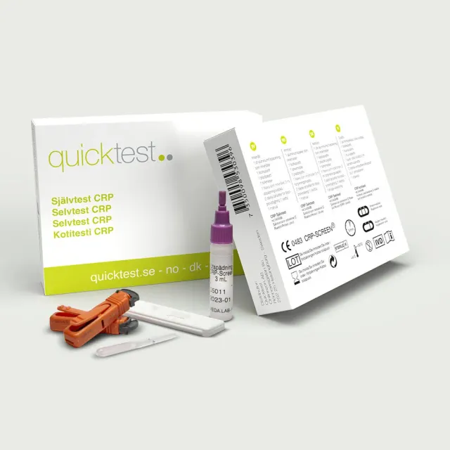 Quicktest CRP-test självtest för infektion