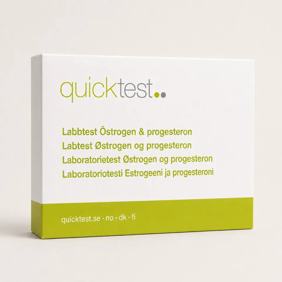 Quicktest Östrogen + progesteron labbtest hemma