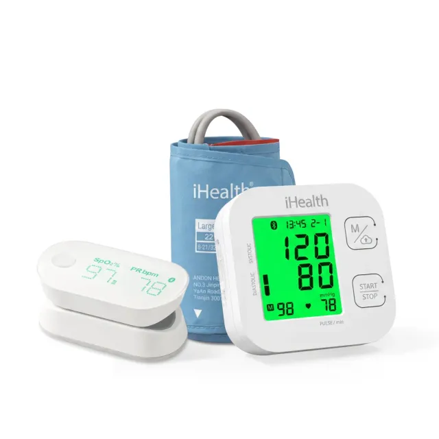iHealth Track blodtrycksmätare och Air Pulse pulsoximeter
